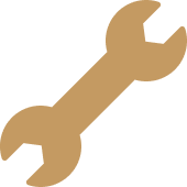 Icon of wrench and screwdriver